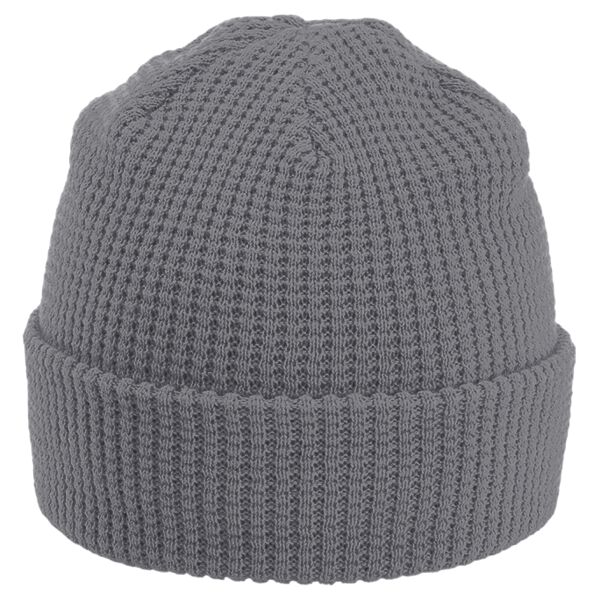 Organic cotton waffle beanie Thumbnail