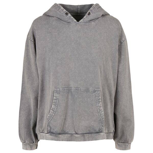 Women's acid washed oversized hoodie Thumbnail