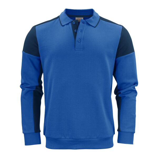 Long Sleeve Polo Sweatshirt Thumbnail