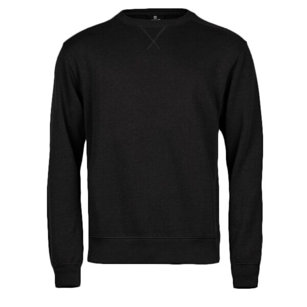 Ribbed interlock crew neck (5504) Thumbnail