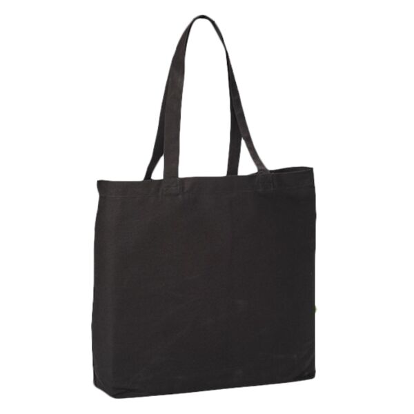 Organic canvas ‘flat base’ landscape shopper Thumbnail