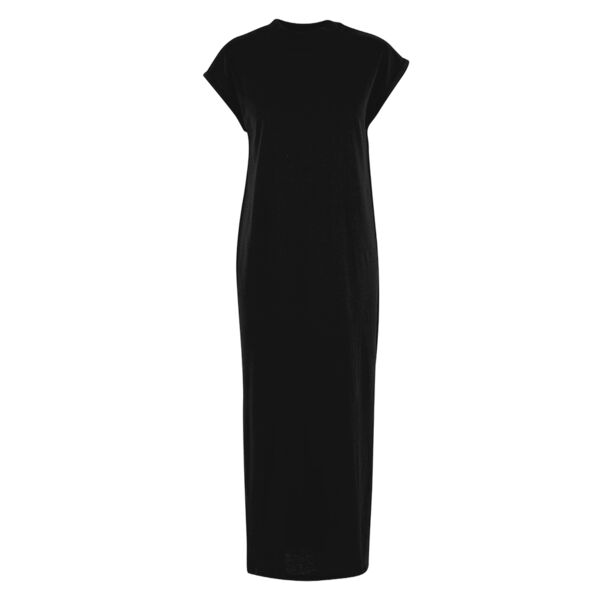 Women’s long extended shoulder dress Thumbnail