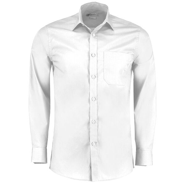 Tailored Fit Long Sleeve Poplin Shirt Thumbnail